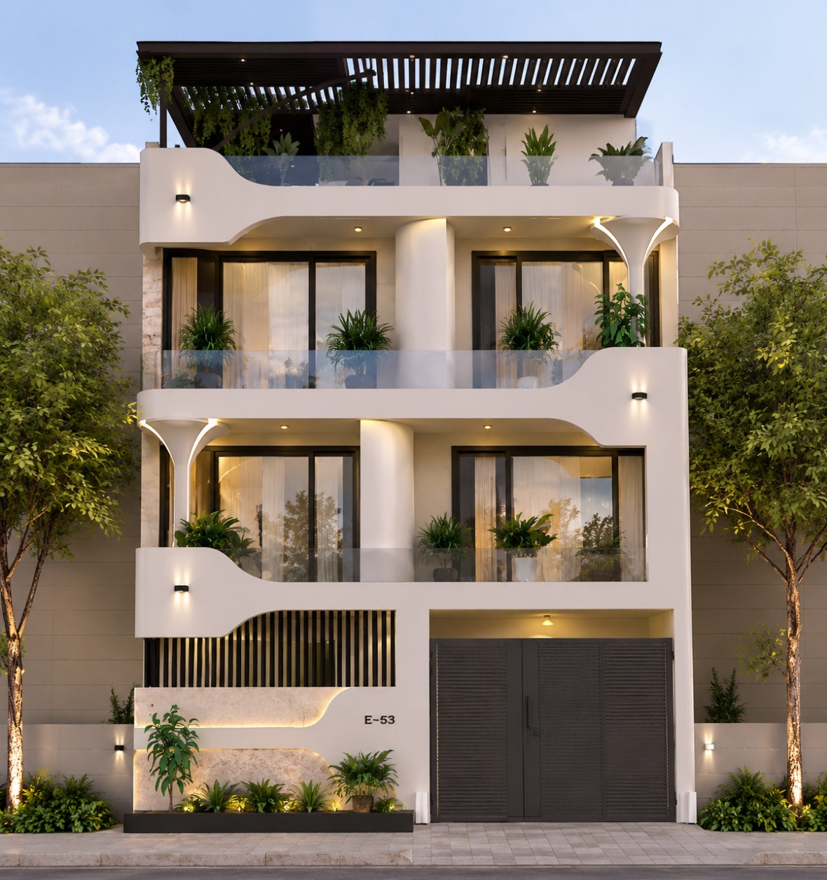 After — Completed building 3